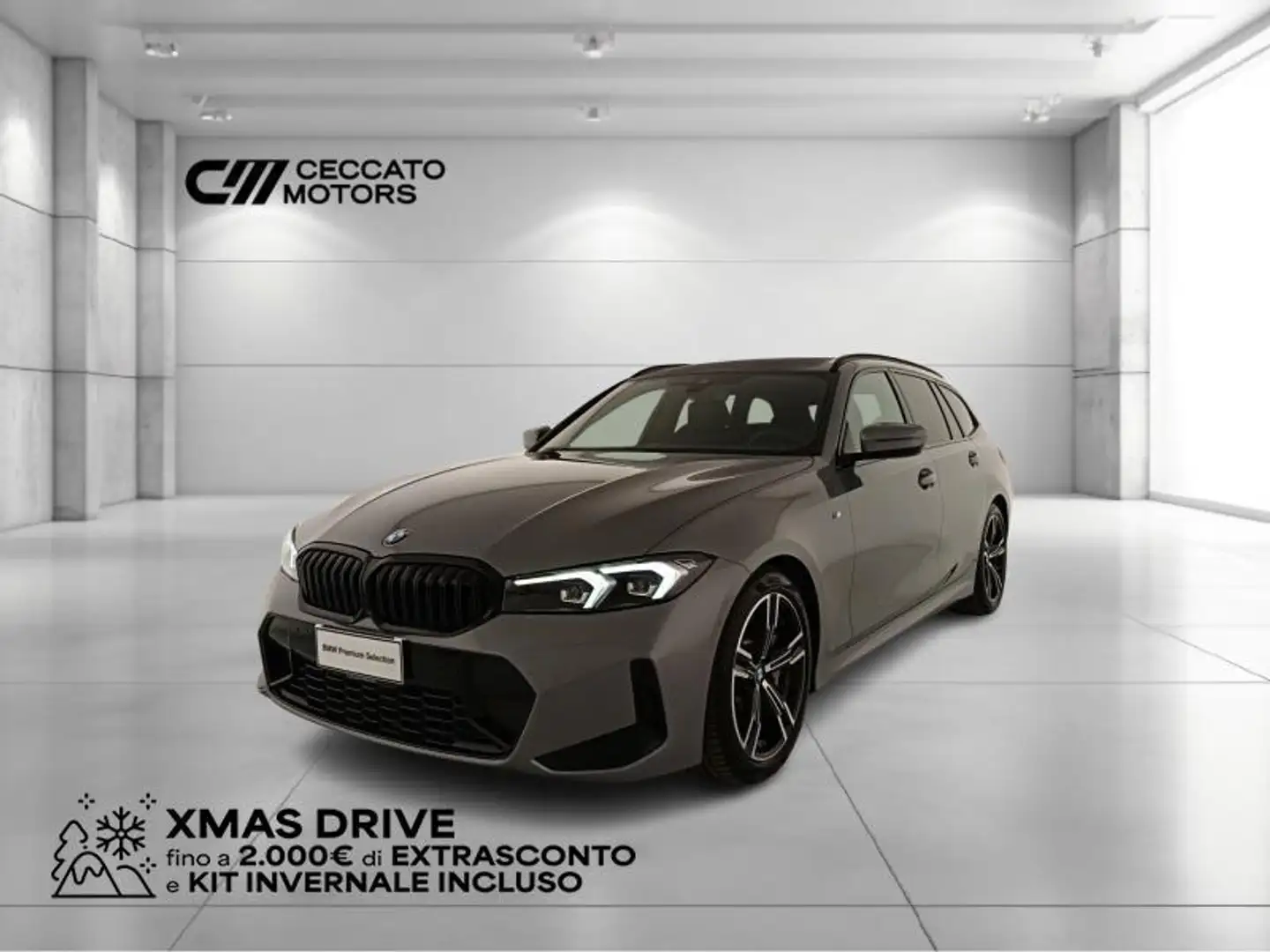 BMW 330 d Touring mhev 48V Msport auto Grigio - 1