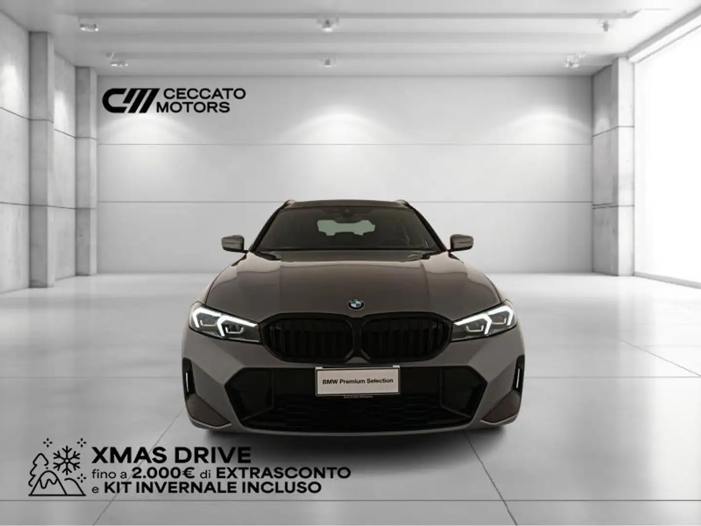 BMW 330 d Touring mhev 48V Msport auto Grigio - 2