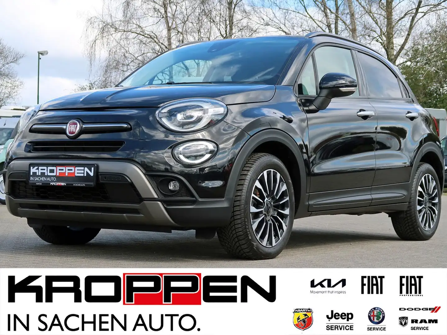 Fiat 500X Cross Navi LED Android Carplay SHZ M+S-Allwetter Noir - 2