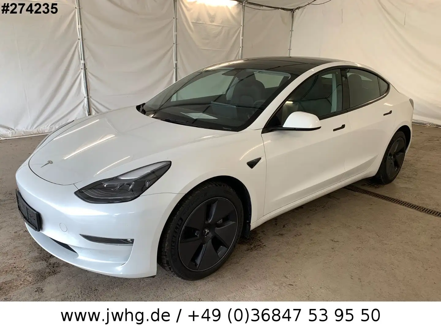 Tesla Model 3 LR AWD Wärmep Ryzen Shanghai Autopilot Blanco - 1