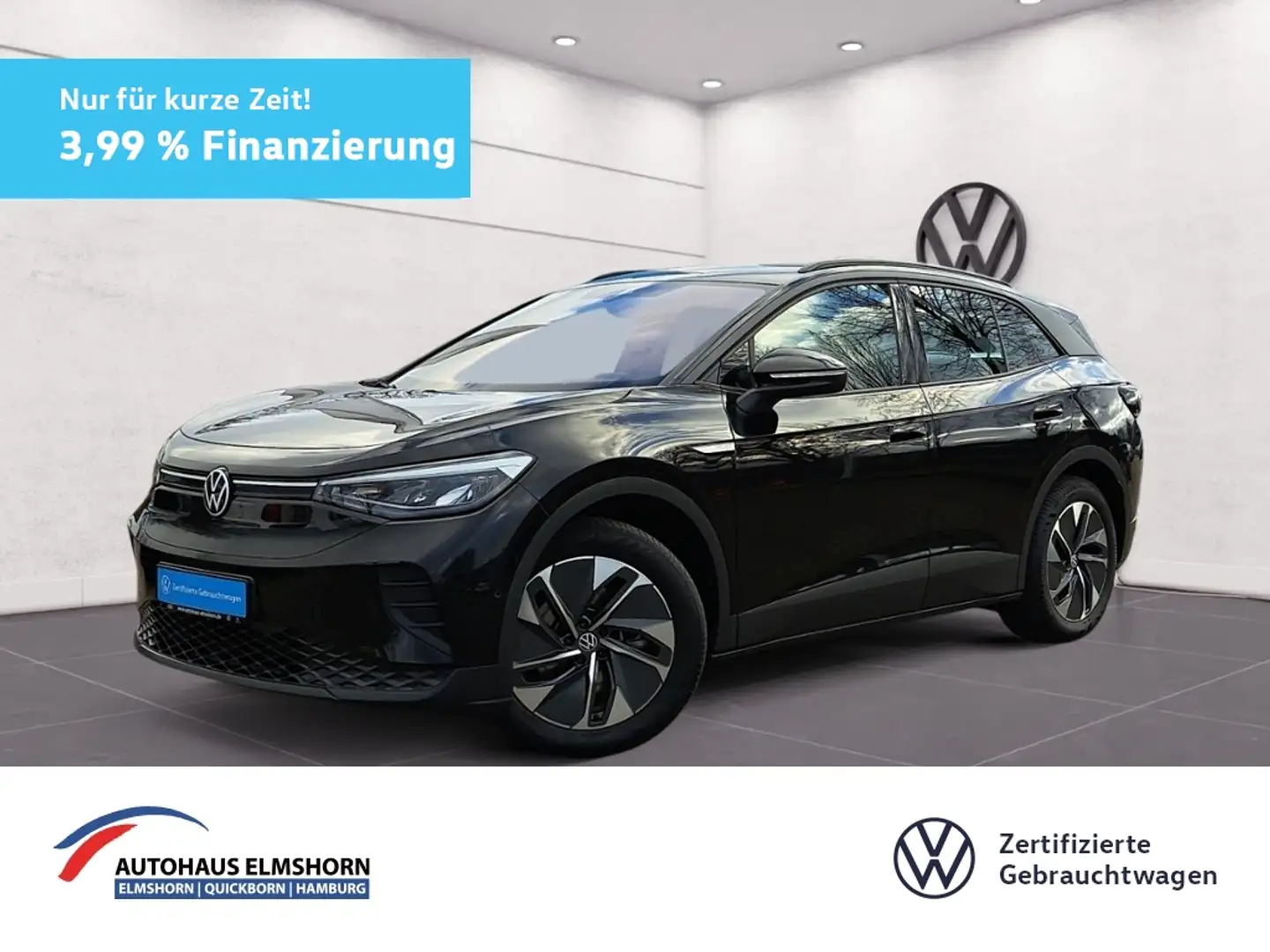 Volkswagen ID.4 Pure Performance NAV KAM LED 19" DWA ACC PDC SHZ Zwart - 1