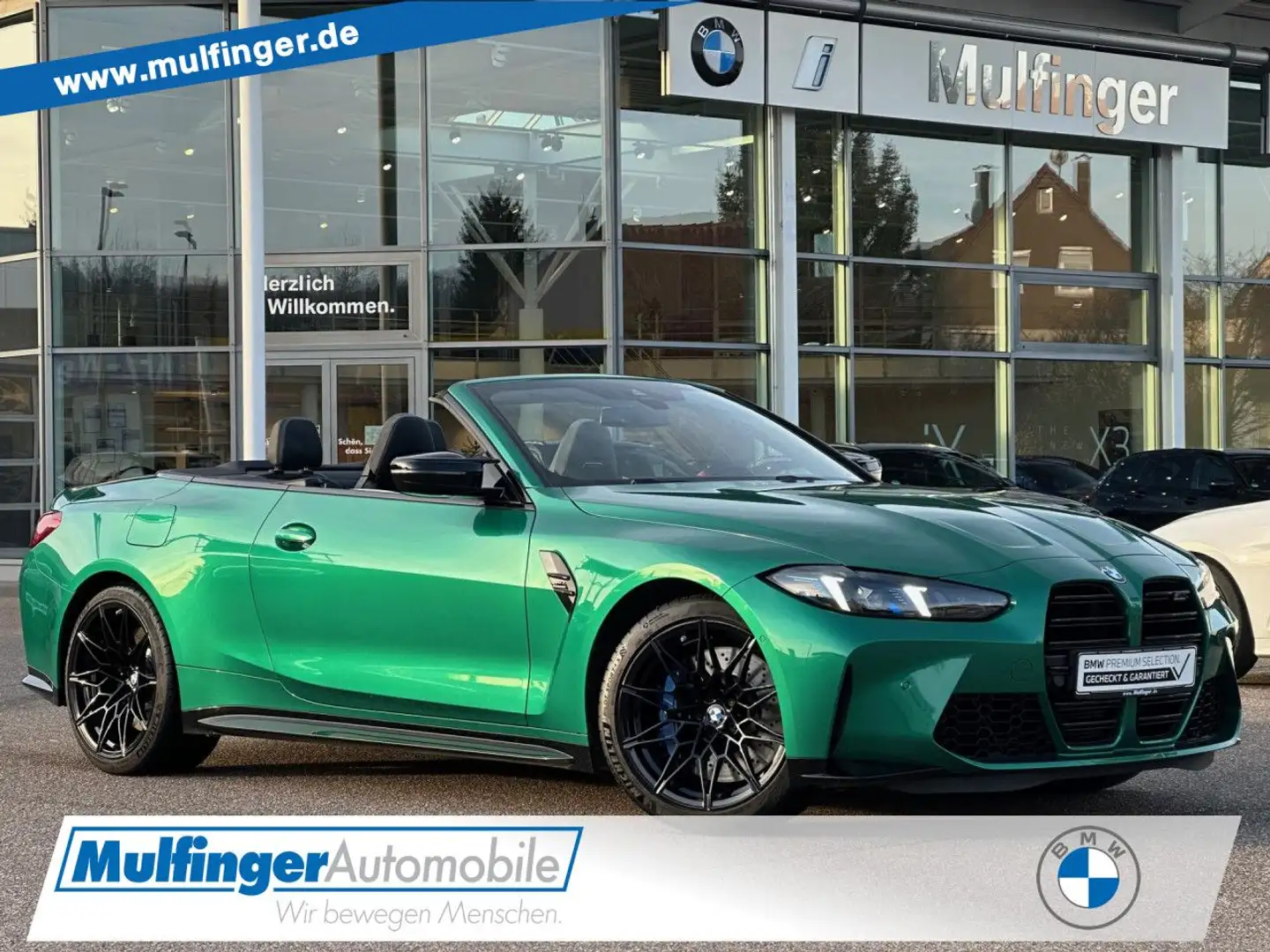BMW M4 Cabrio xDr.Compet HUD Har/Kar.Sitzbel.19/20" Grün - 1