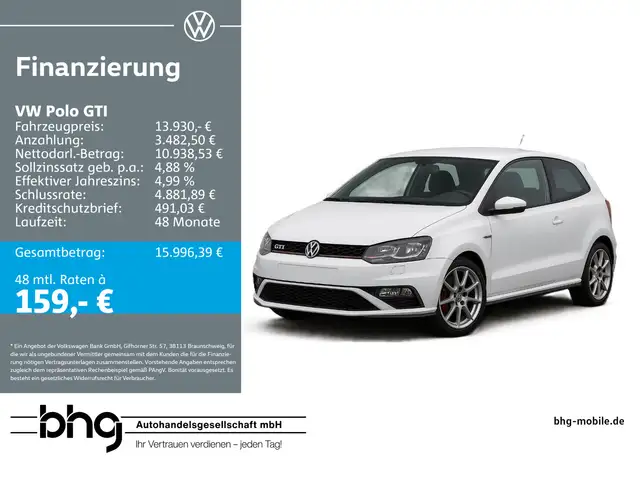 Volkswagen Polo GTI 1.8TSI LED Alcantara TopSport Parkpilot