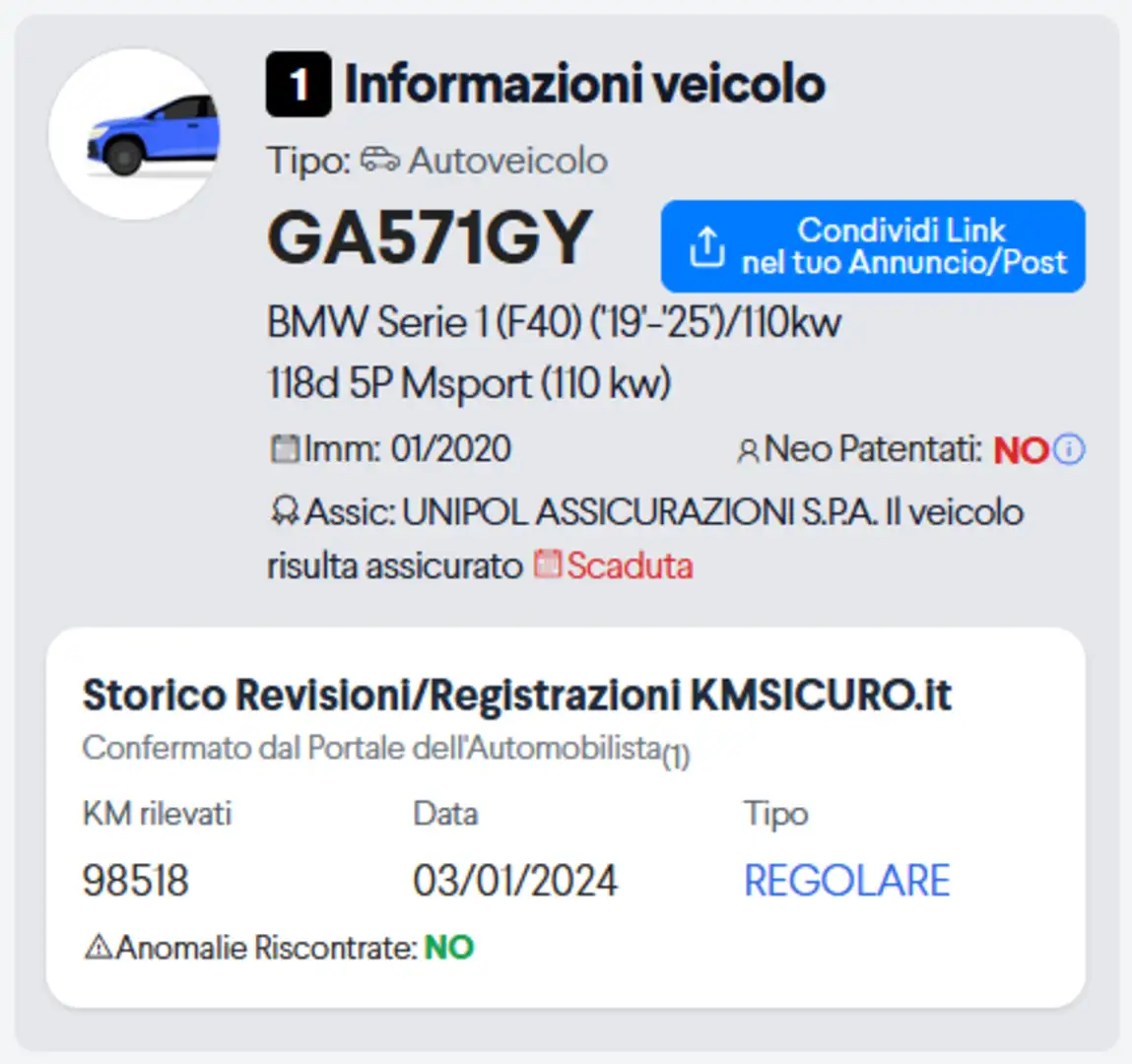 BMW 118 BMW 118d 5p. Msport Nero - 2