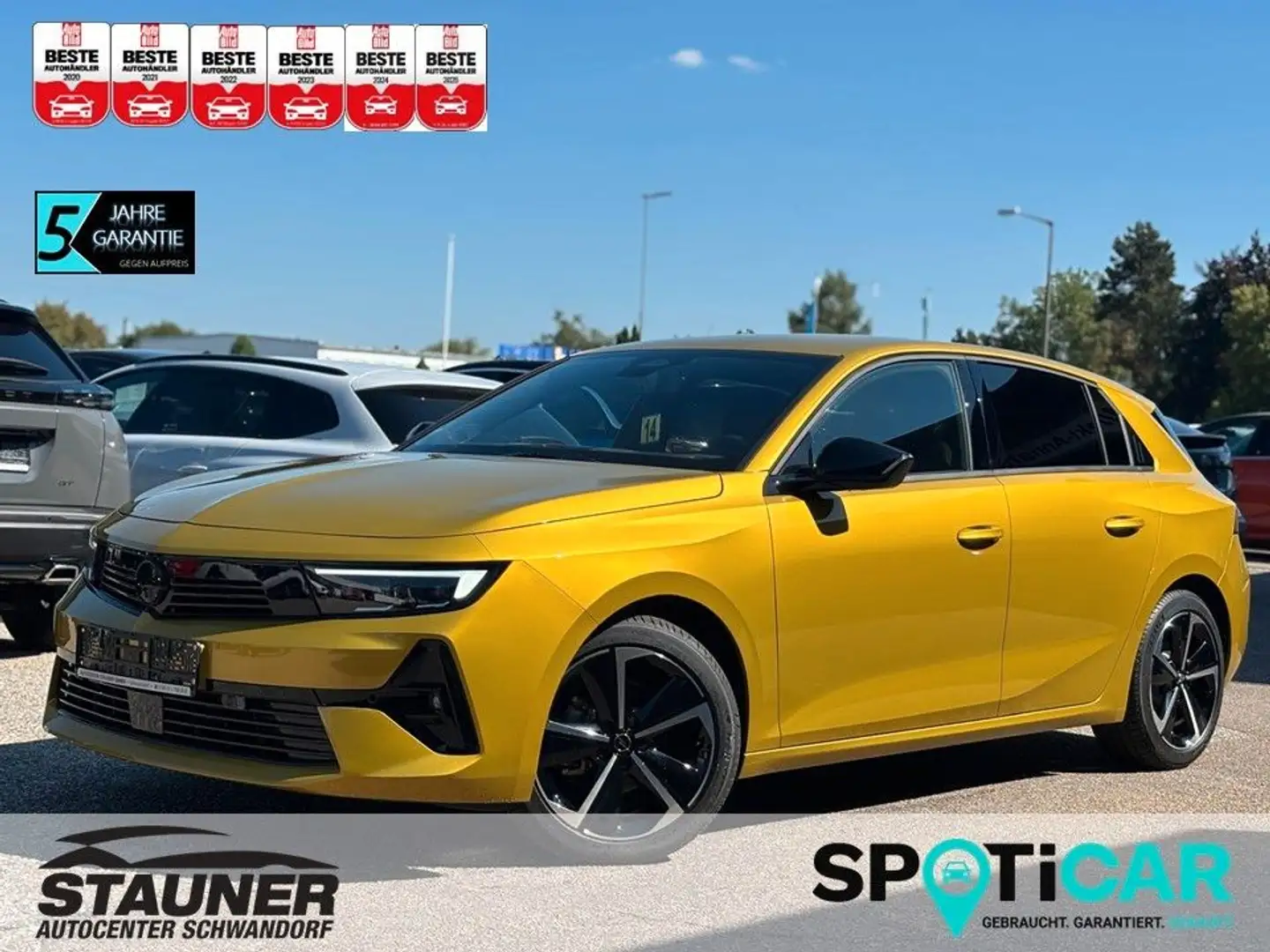 Opel Astra 5-Türer GS 1.2 Turbo S/S AT8 *MATRIX*HUD* Gelb - 1