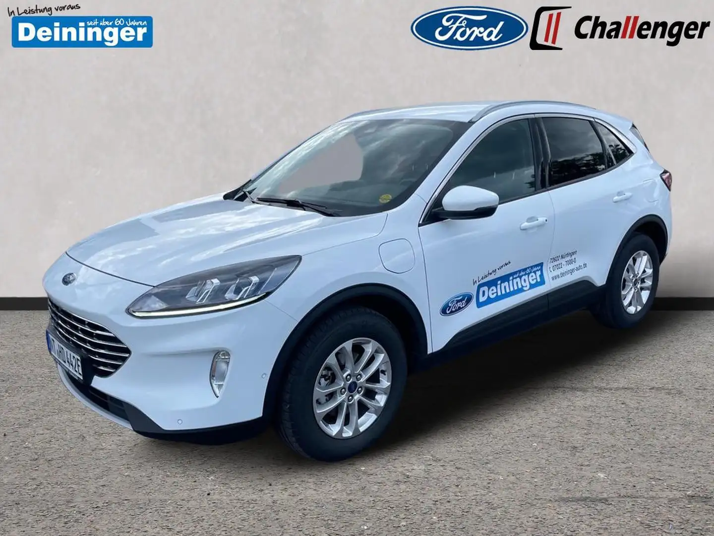 Ford Kuga 2.5 Duratec Plug-In Hybrid Titanium Autom. NAVI/DA Weiß - 2