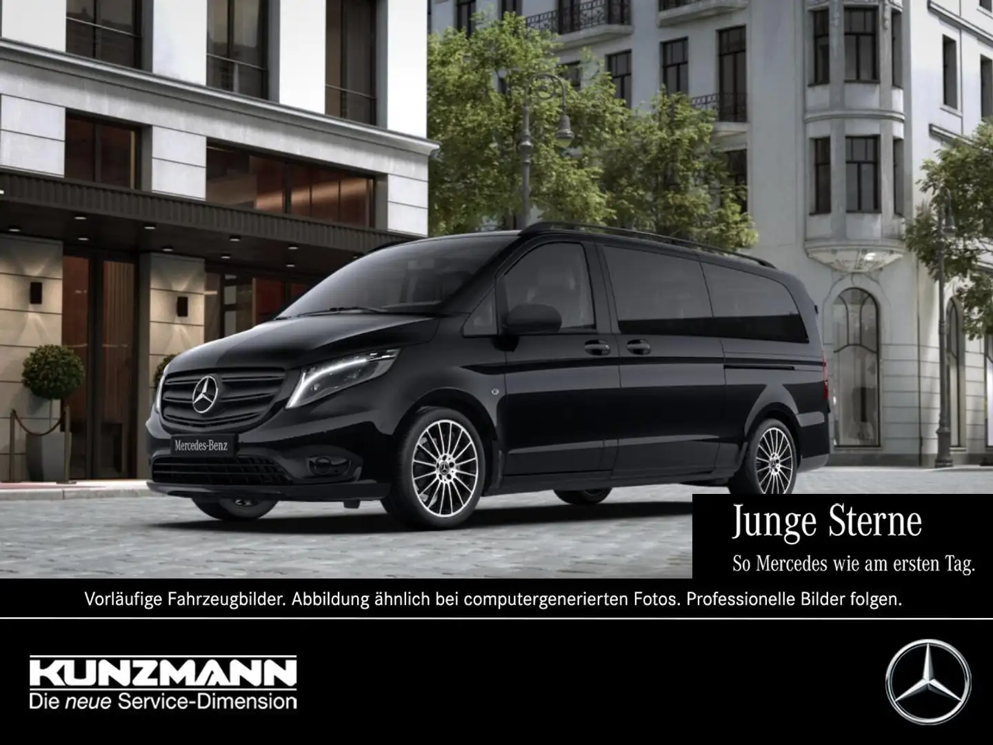 Mercedes-Benz Vito 119 CDI 4x4 Tourer PRO Edition Extralang LM Schwarz - 1