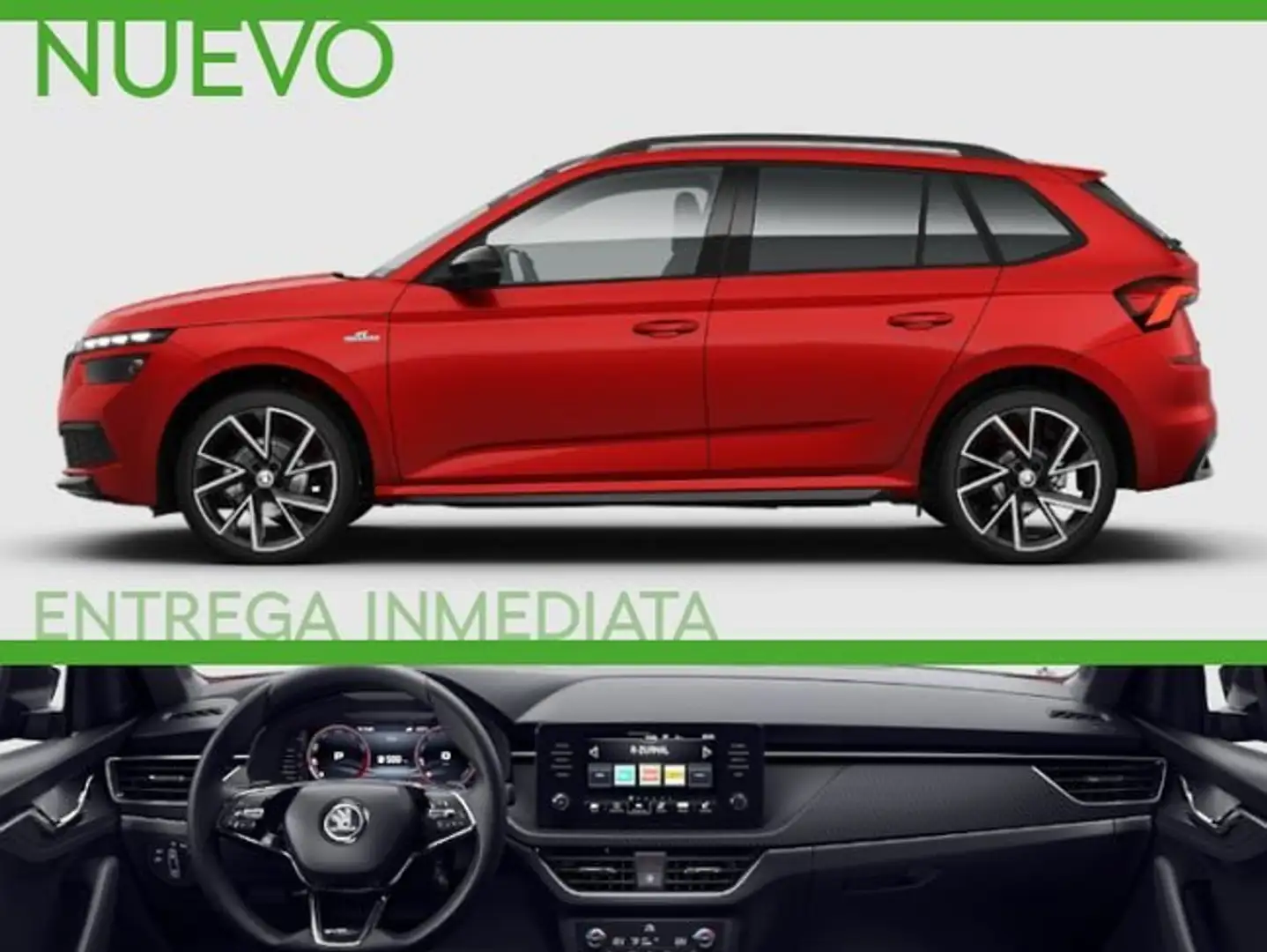 Skoda Kamiq 1.0 TSI 81kW (110CV) DSG MONTECARLO Rojo - 1