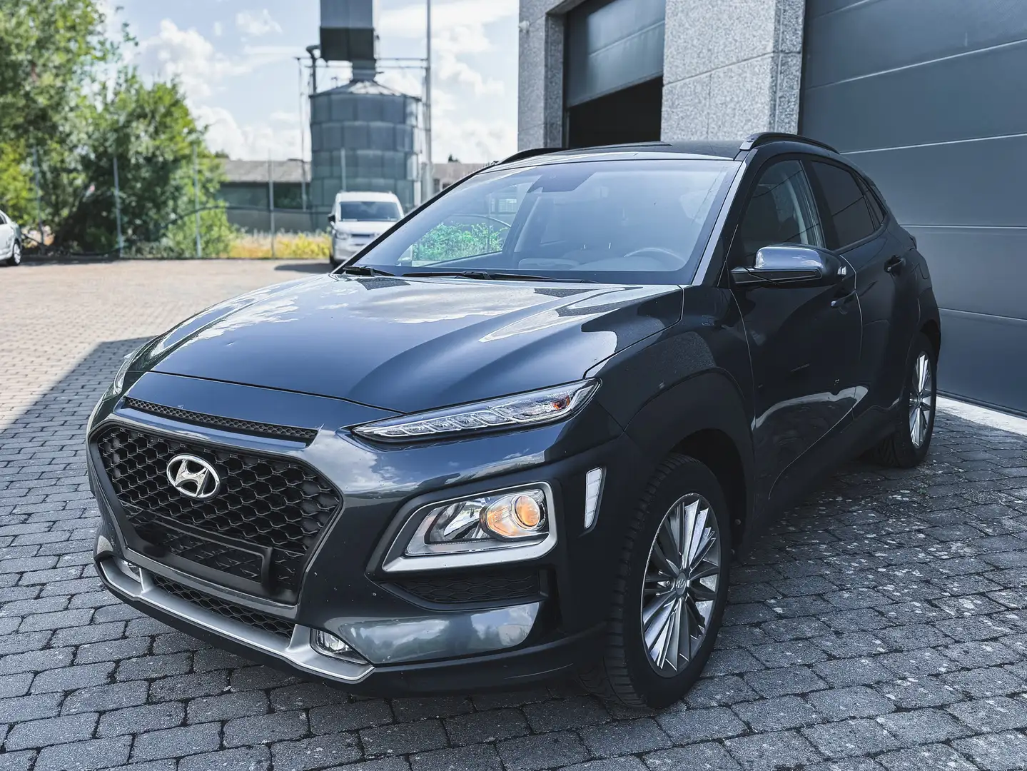 Hyundai KONA MARCHAND OU EXPORT ! 1.6 CRDi, Clim, GPS, Grijs - 1