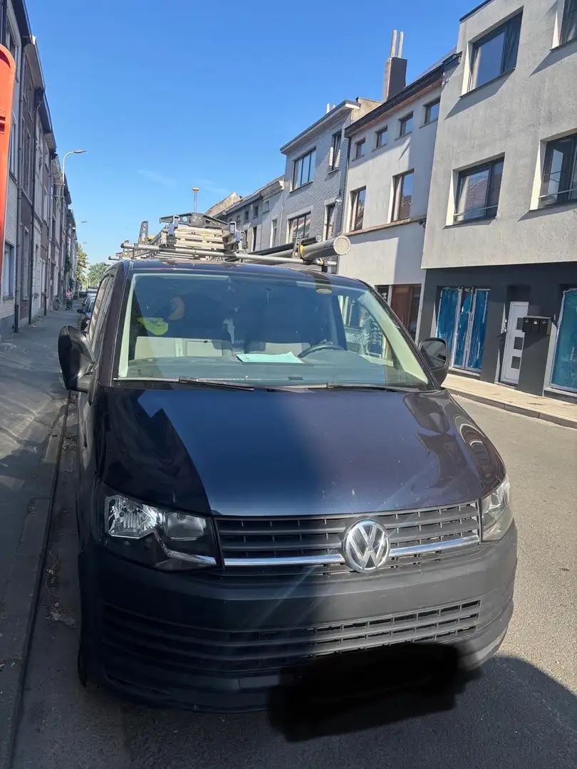 Volkswagen Transporter lange versie Bleu - 1