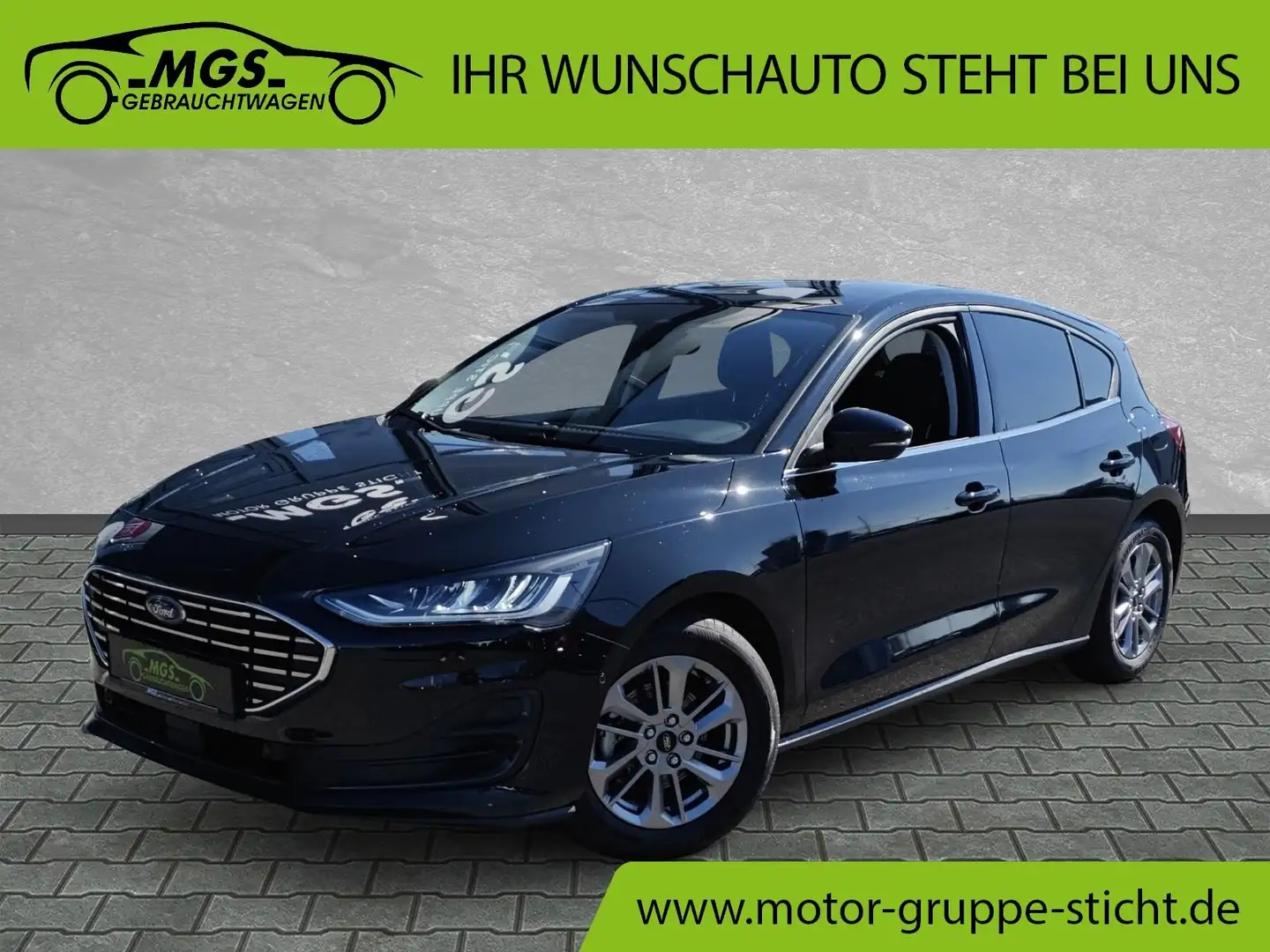 Ford Focus Titanium 1.0 EcoBoost DAB #NAVI #S&S Nero - 1