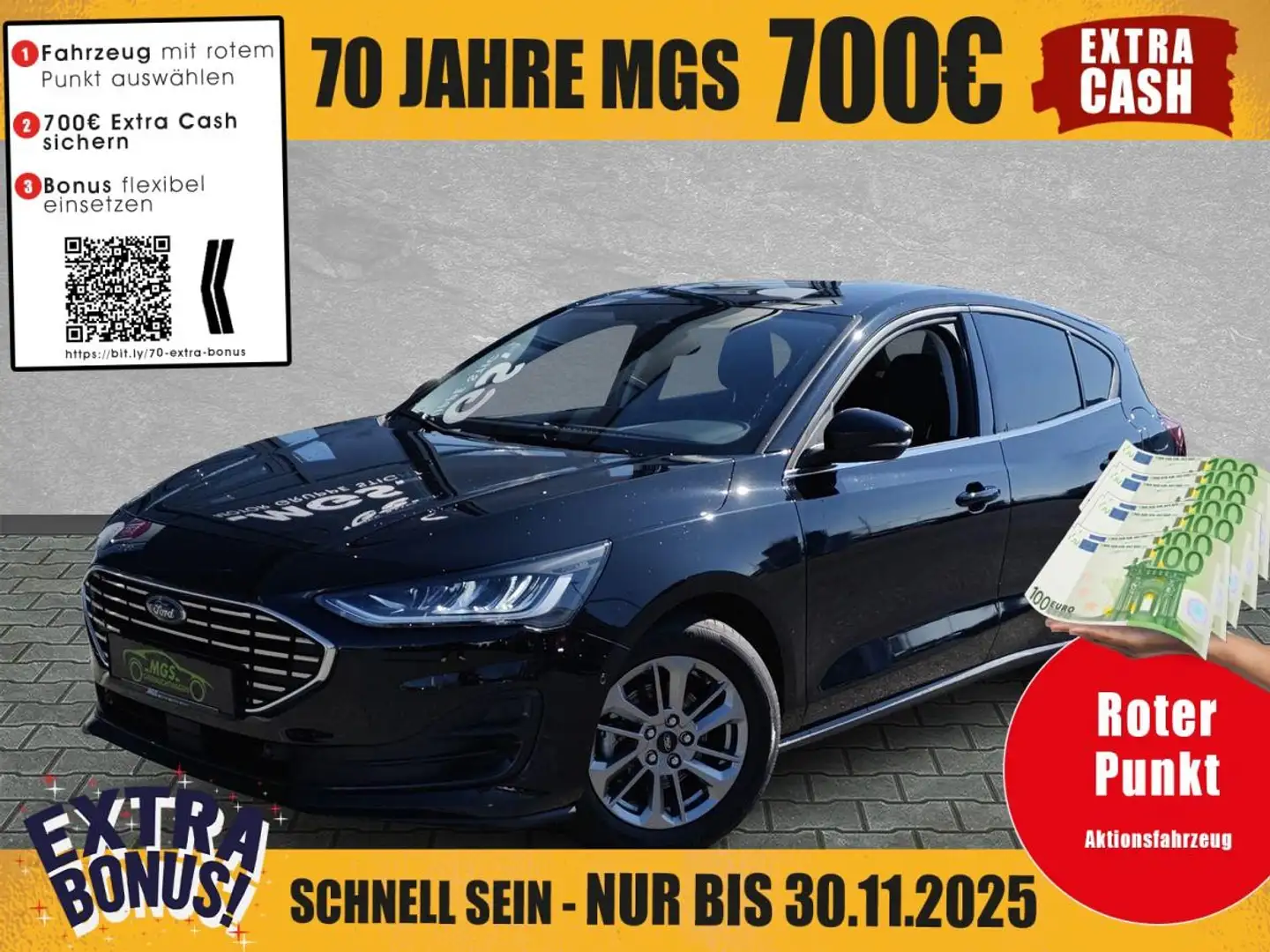 Ford Focus Titanium 1.0 EcoBoost DAB #NAVI #S&S Schwarz - 1