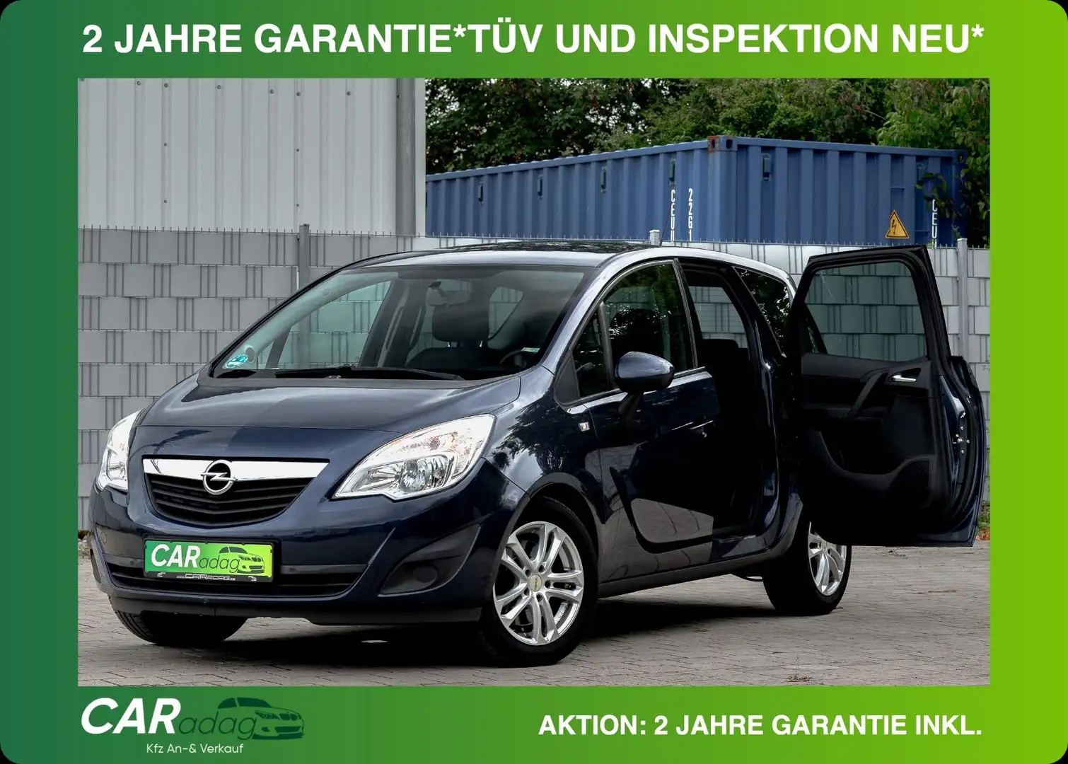 Opel Meriva B EDITION*2 JAHRE GARANTIE*TÜV & SERVICE NEU Blau - 1
