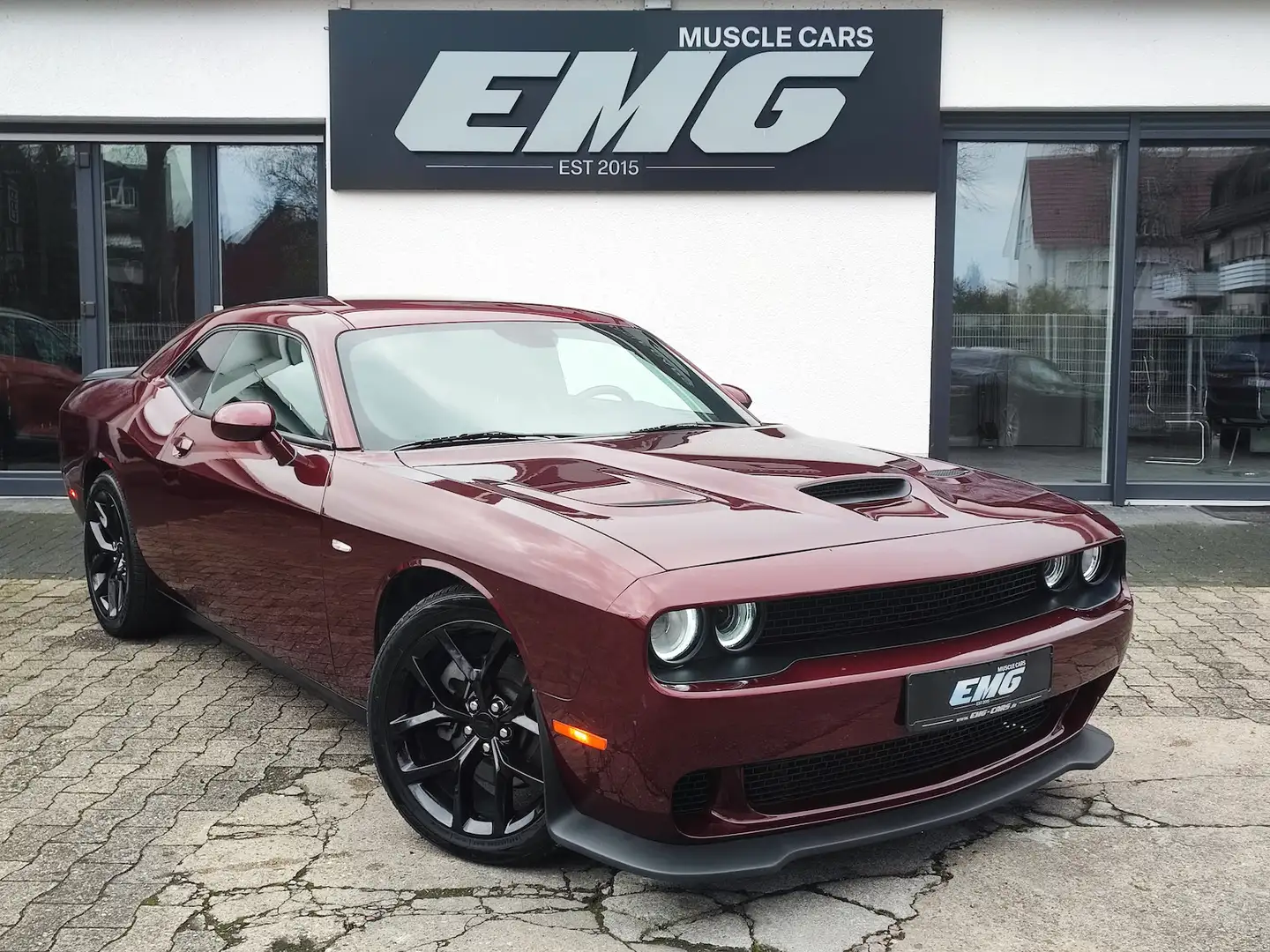 Dodge Challenger R/T Blacktop 345 V8 HEMI|LEDER|KAMERA| Rot - 1