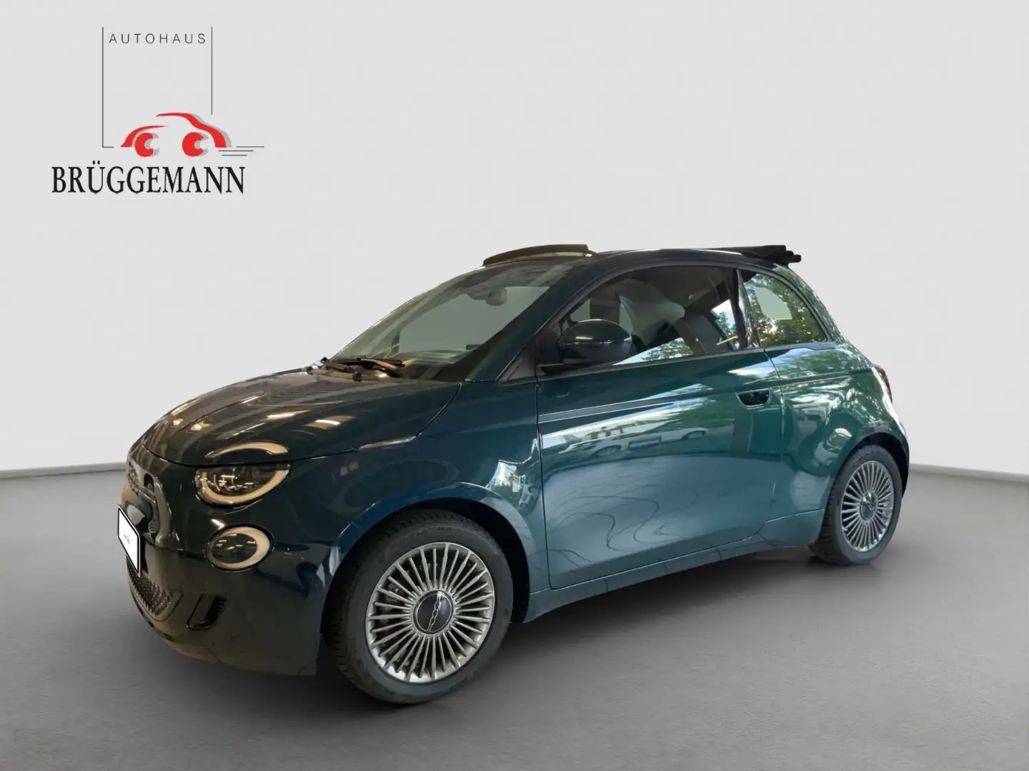 Fiat 500e Icon Cabrio 42 kWh Grün - 1