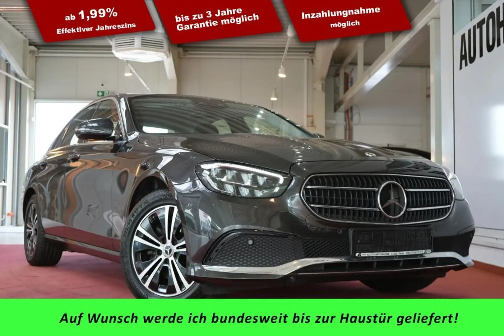 Mercedes-Benz E 300 d 4Matic Avantgarde*LED*Kamera*Navi* Grau - 1