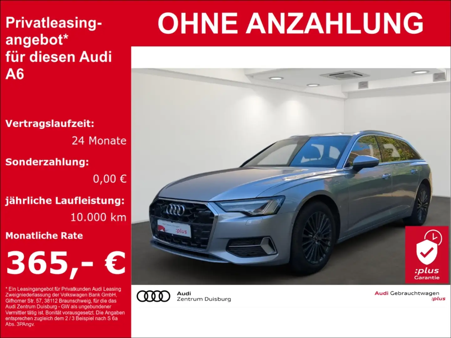 Audi A6 Avant 40 TDI quattro advanced Zilver - 1