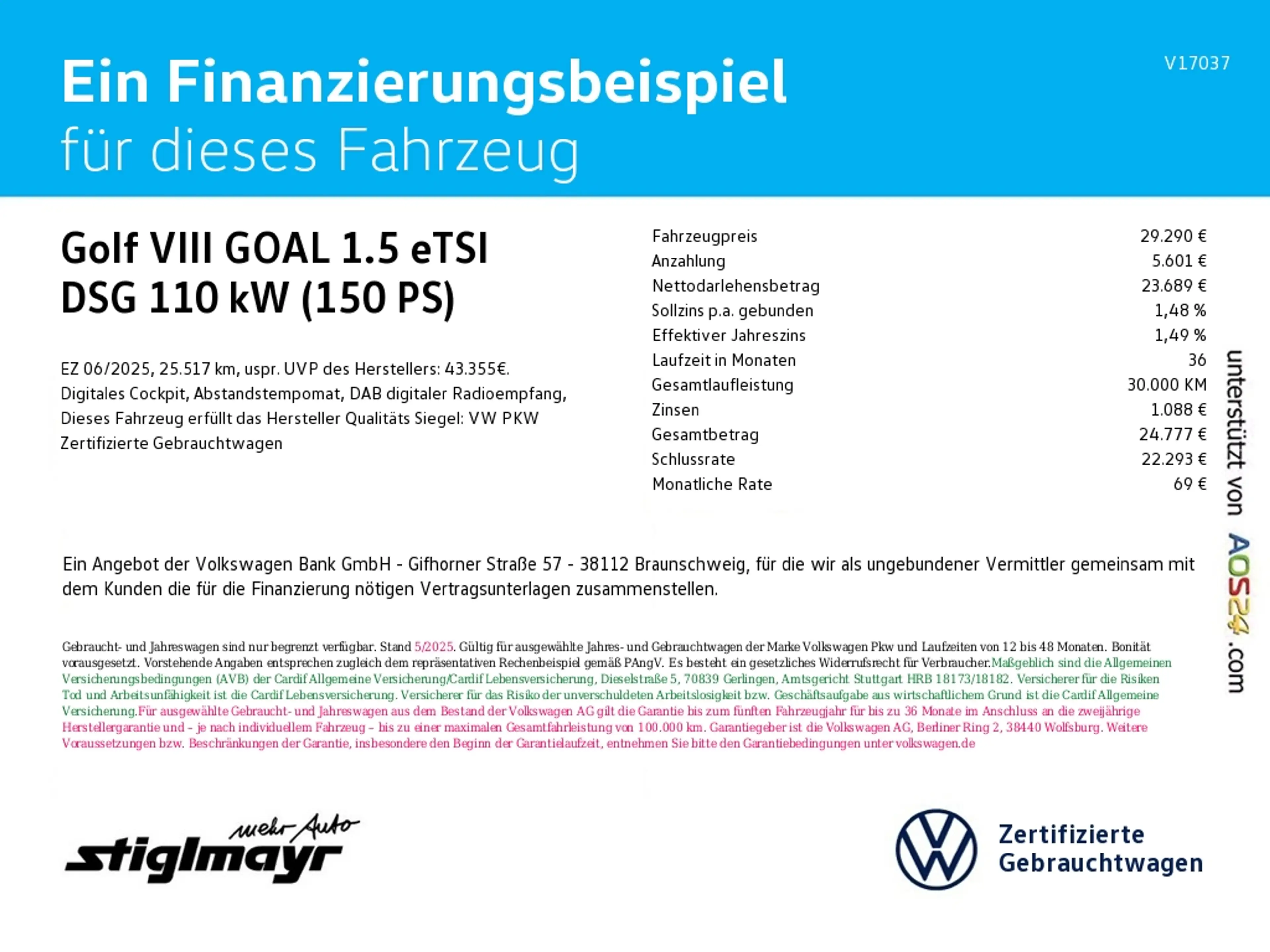 Volkswagen Golf VIII GOAL 1.5 eTSI DSG IQ-LIGHT+KAMERA+NAV — photo 2