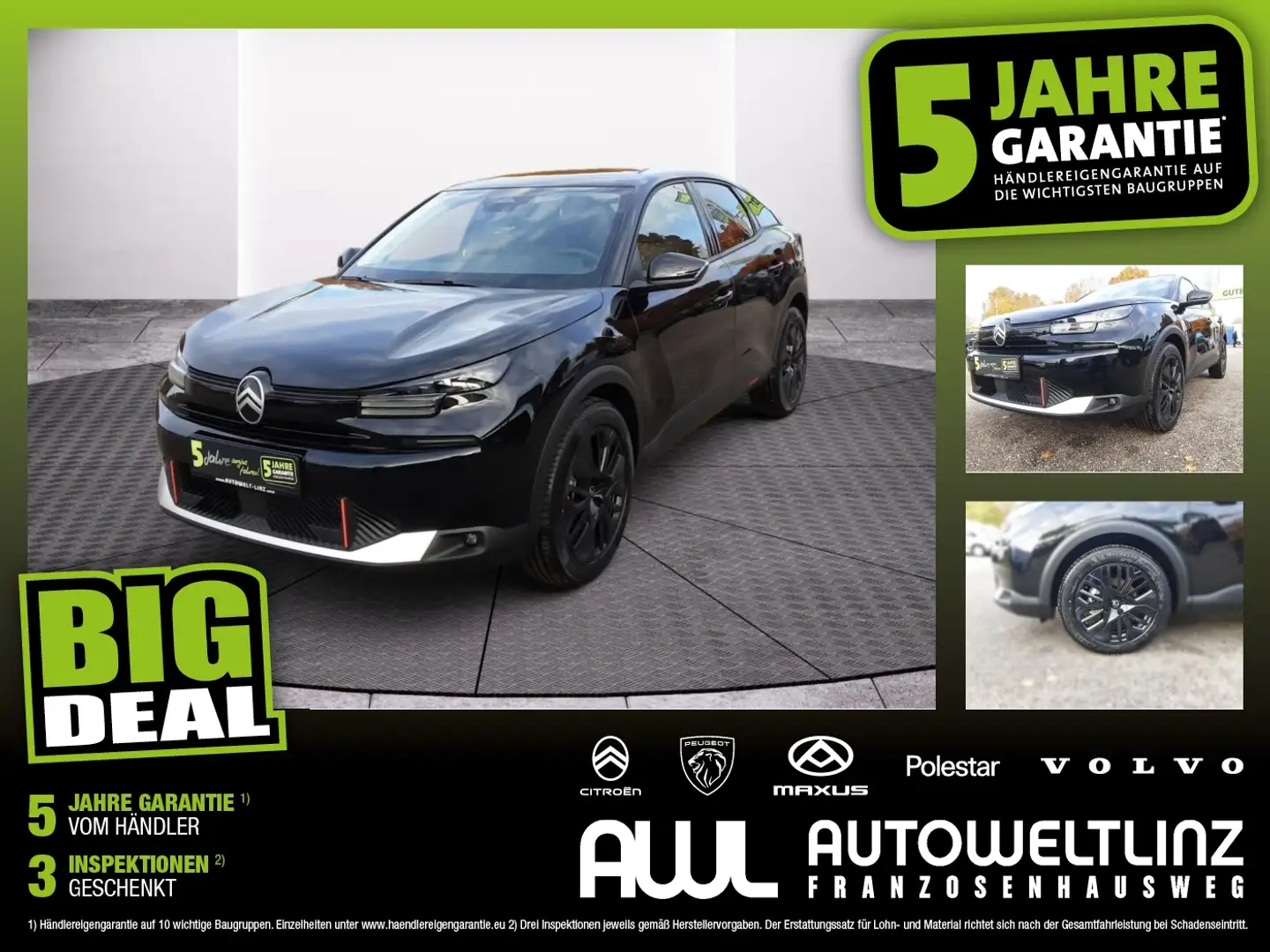 Citroen C4 MHEV 145 PS Aut. Collection Schwarz - 1