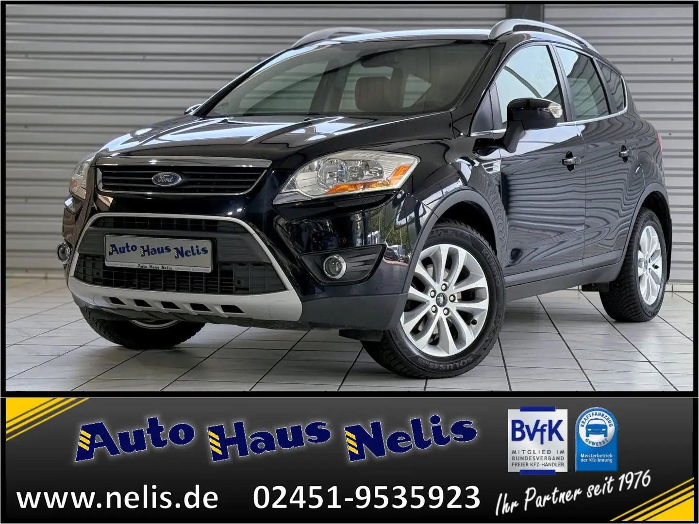 Ford Kuga 2.0 TDCi Powershift Titanium Keyless Sitzhe Negro - 1