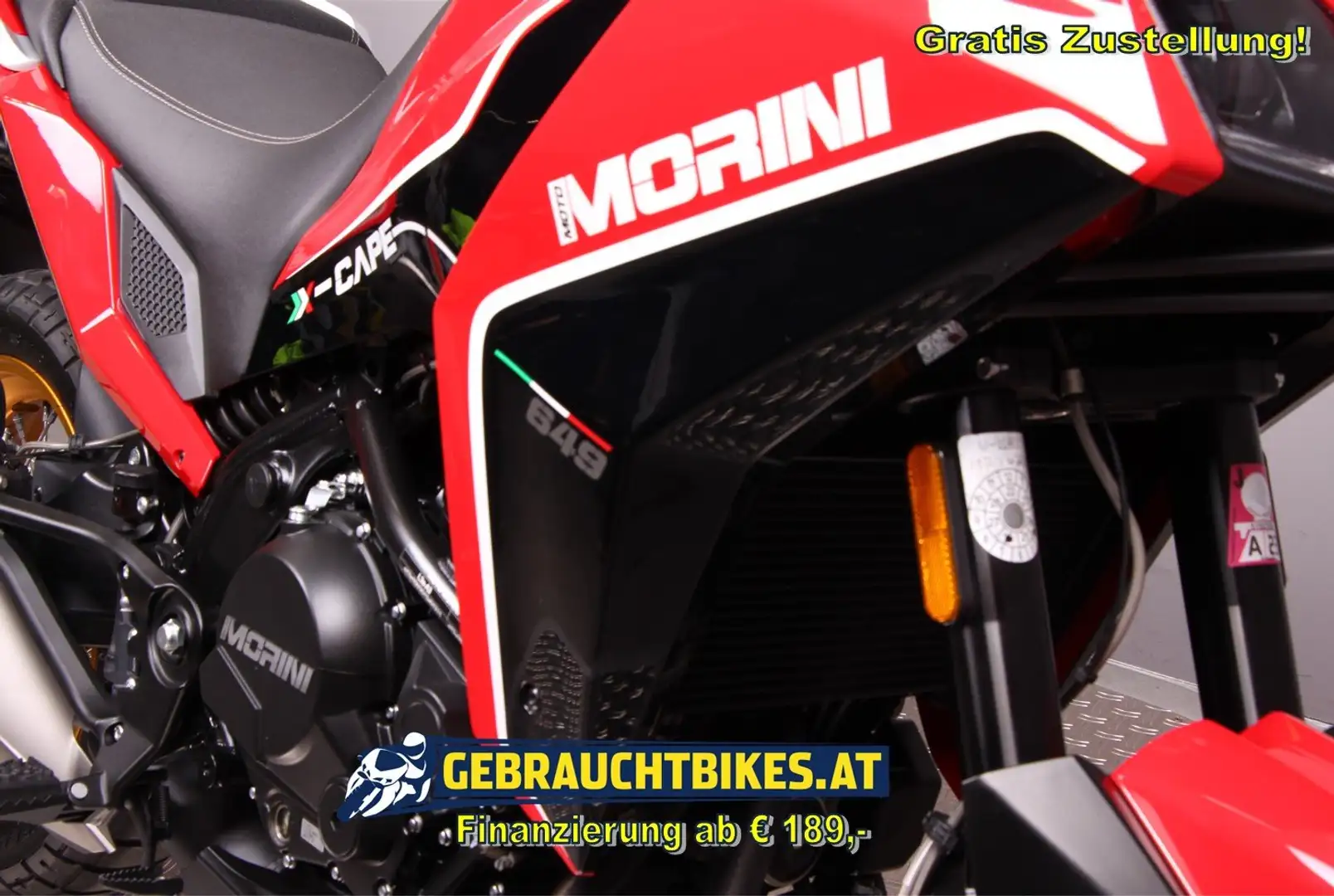 Moto Morini X-Cape mit Garantie, Teilzahlung möglich! Rot - 2