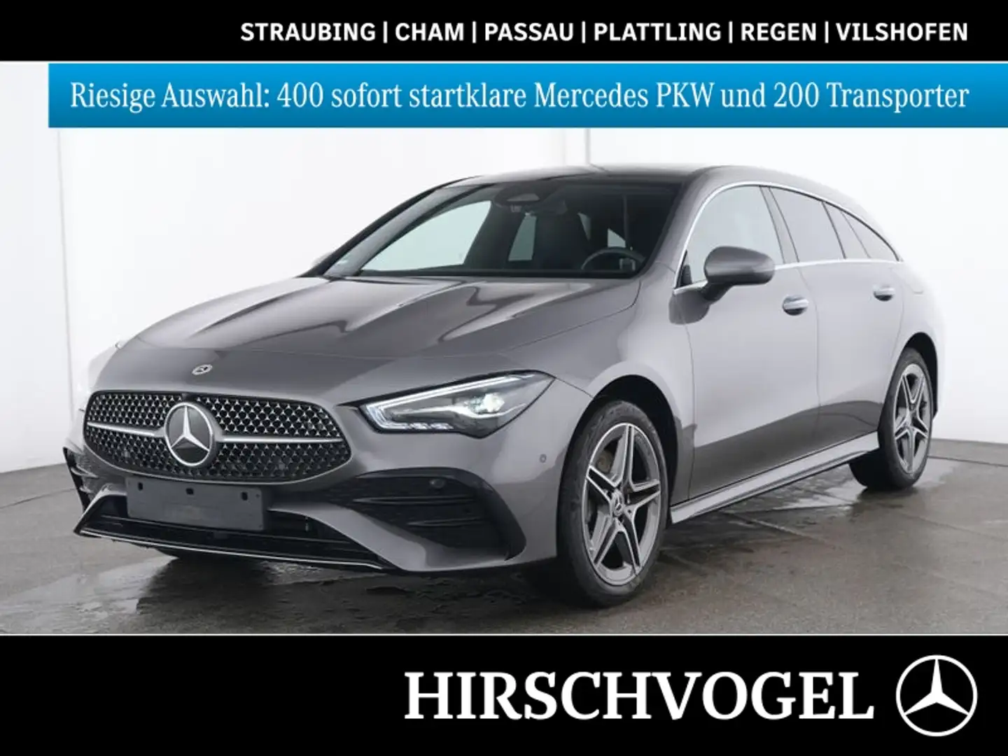 Mercedes-Benz CLA 250 e SB AMG-Line+Pano+KEYLESS+MBUX+Navi-Pr. Grau - 1