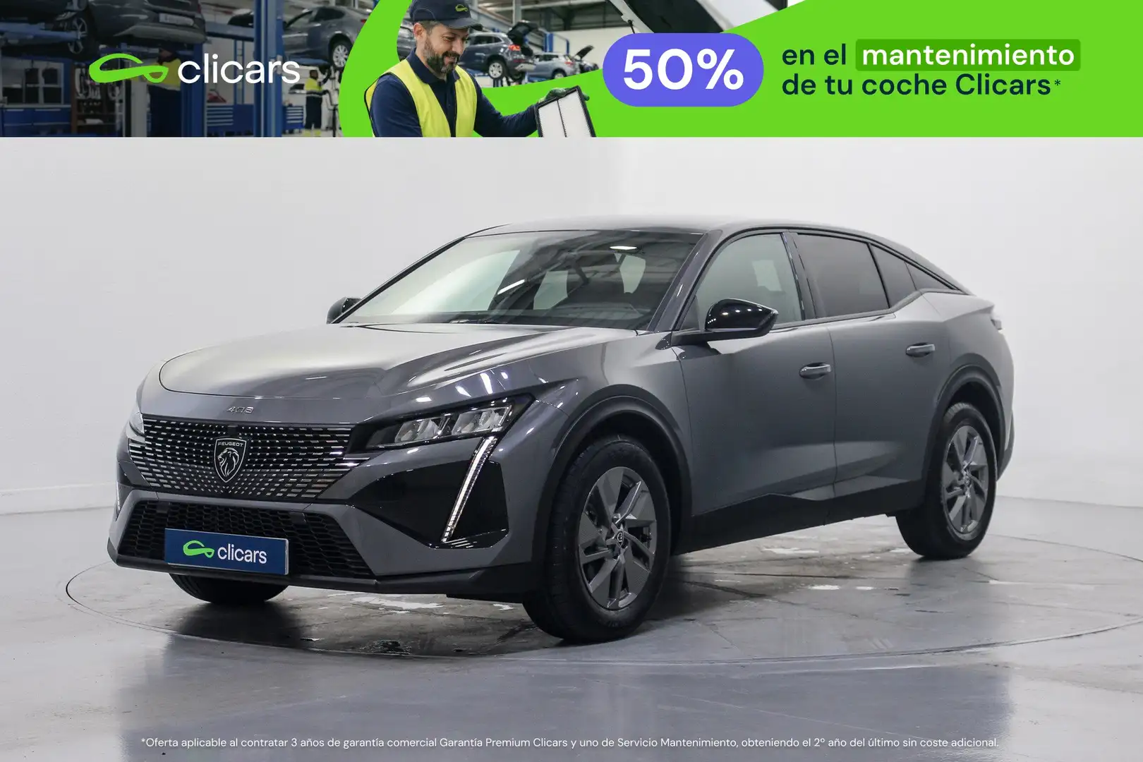 Peugeot 408 Hybrid 136 Allure e-DCS6 Gris - 1