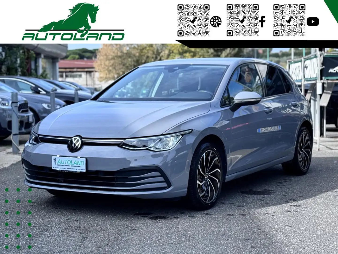 Volkswagen Golf 1.0 eTSI EVO DSG Life 110CVCRONO TAGLIANDI Gris - 2