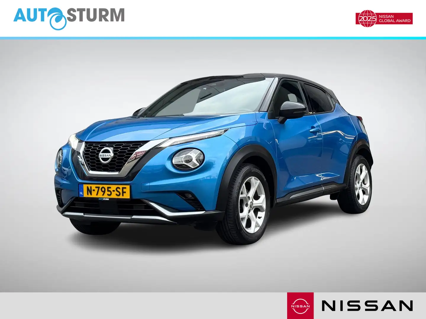 Nissan Juke 1.0 DIG-T N-Connecta Automaat incl. Trekhaak! Blauw - 1