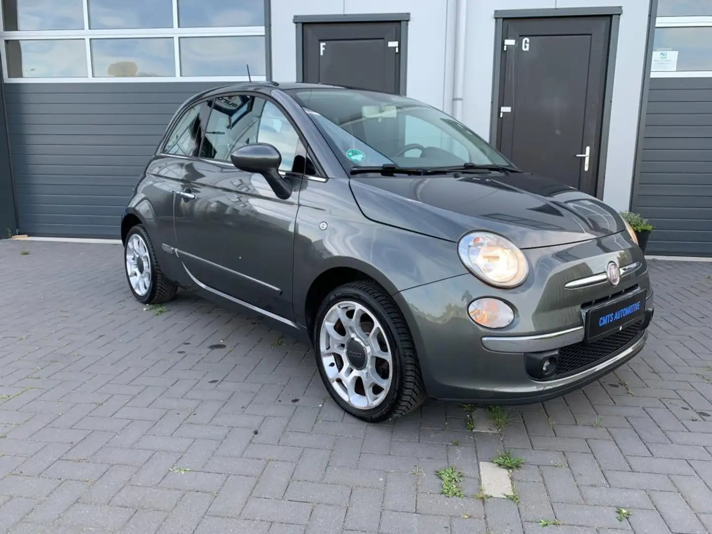 Fiat 500 1.2 Lounge | Airco | Pano | Rijklaar | Grijs - 2