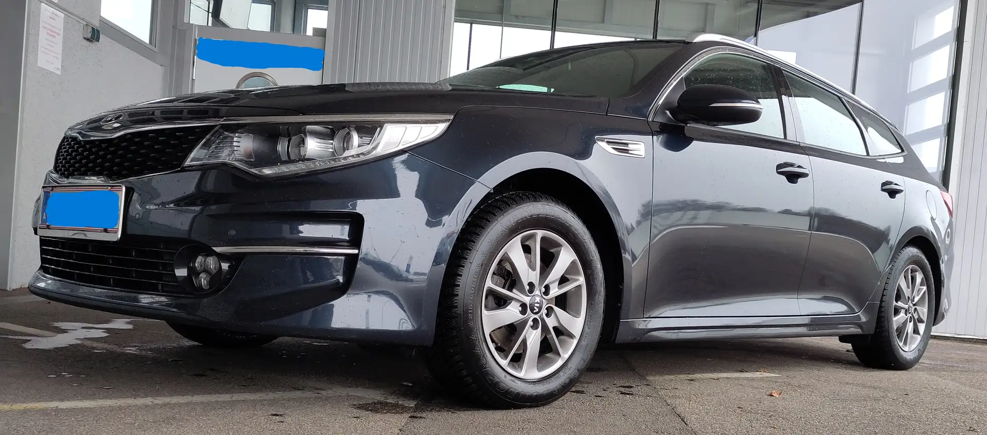 Kia Optima Optima Wagon 1,7 CRDi ISG Silber Silber Blau - 2