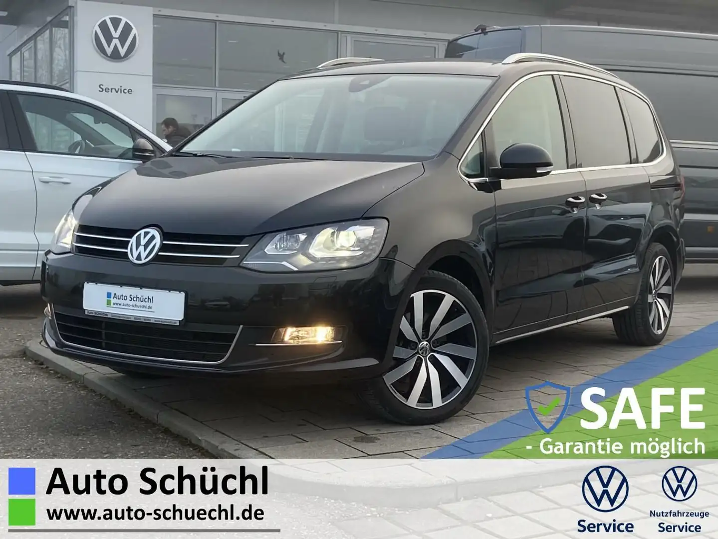Volkswagen Sharan 1.4 TSI DSG Highline 7-SITZER+DYNAUDIO+BI Schwarz - 1