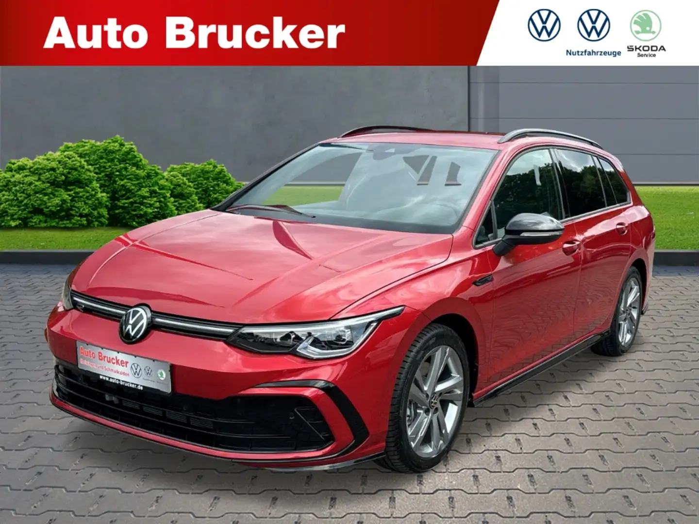Volkswagen Golf Variant 2.0 TDI+Sportfahrwerk+Sprachsteuerung+Rückfahrkame Rot - 1