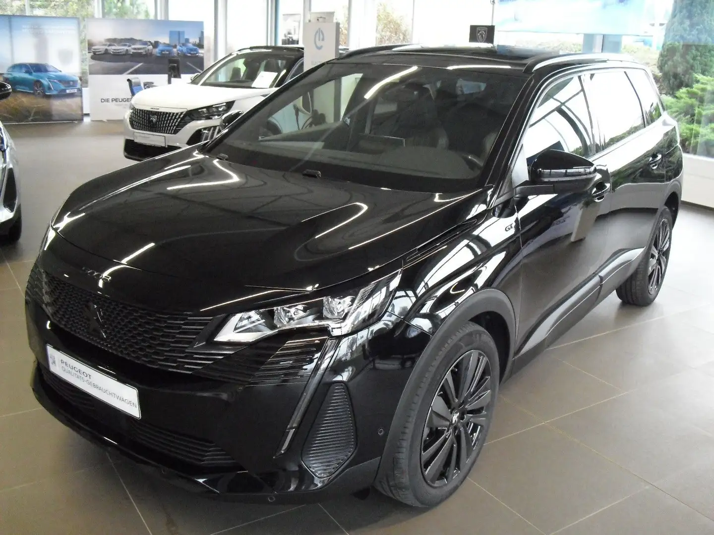 Peugeot 5008 GT*FULL-BLACK*Pano*el-Heckkl.AGR*SHZ*ACC* Schwarz - 1
