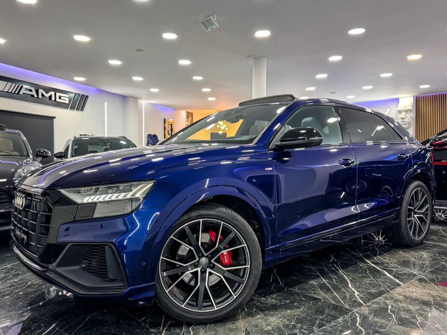 Audi Q8 50 TDI Black line quattro tiptronic Azul - 1