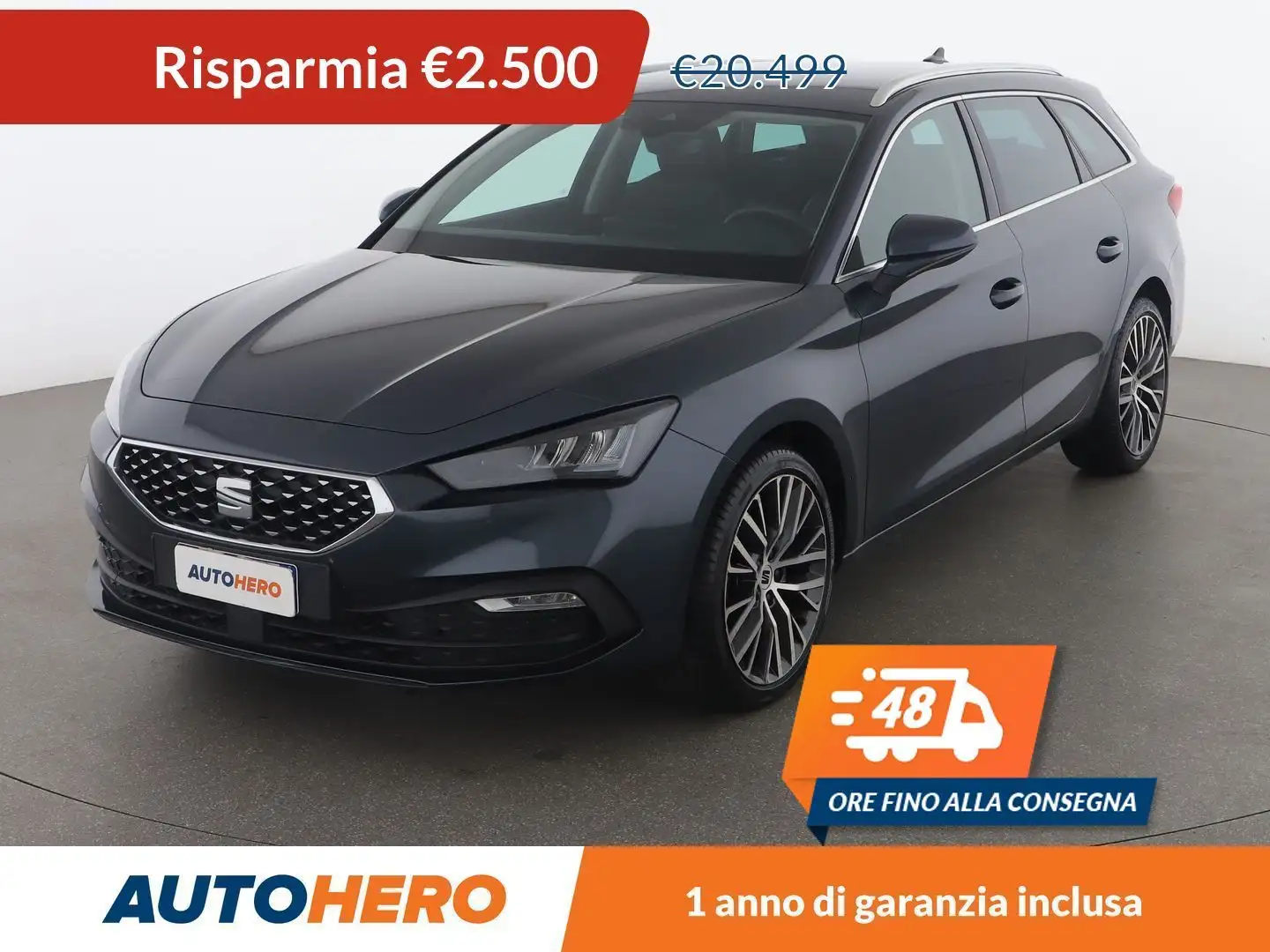 SEAT Leon 1.5 eTSI ACT Xcellence 150 CV DSG MHEV Grigio - 1