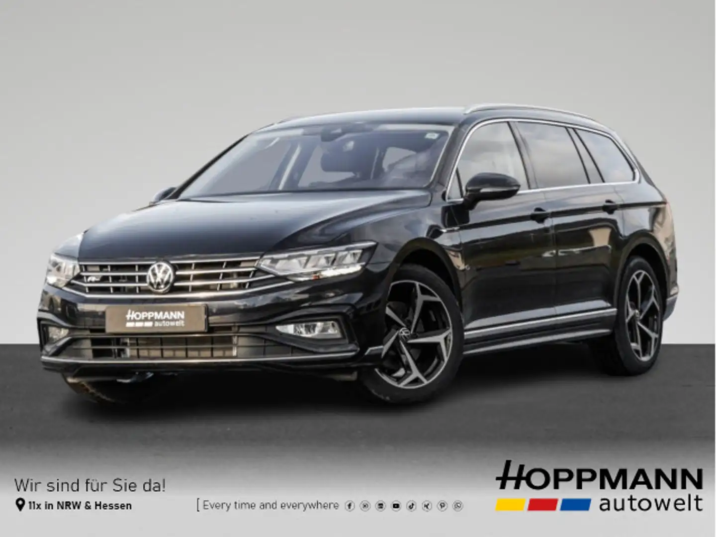 Volkswagen Passat Variant 1.5 TSI R-Line Elegance AHK Rear Schwarz - 1