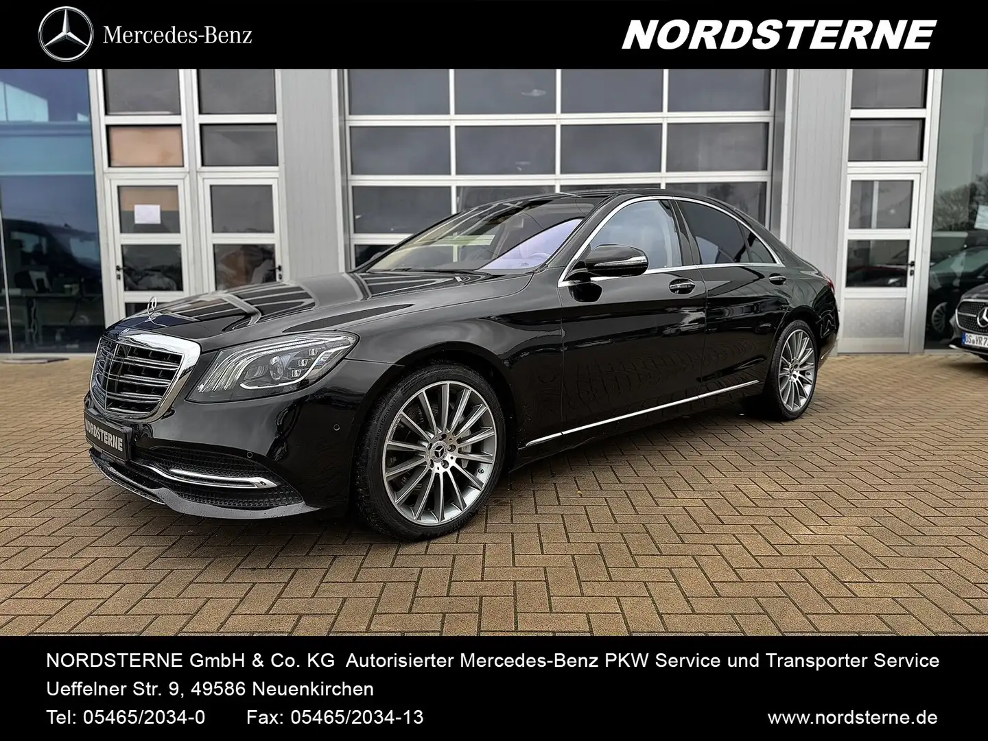 Mercedes-Benz S 560 S 560 4Matic BURMESTER+MEMORY+360°+HEADUP+SH+SL Schwarz - 1