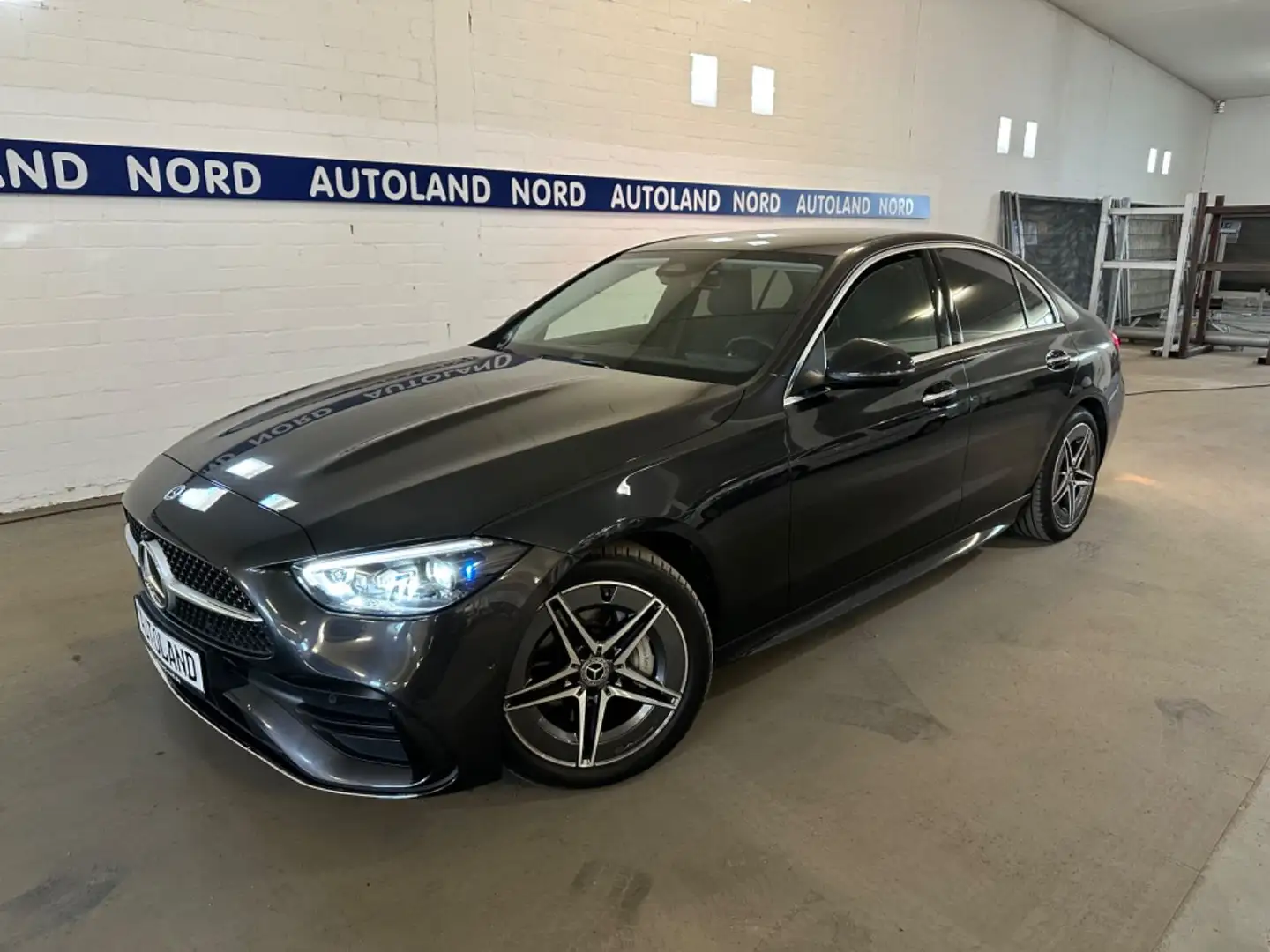 Mercedes-Benz C 220 d Lim*9G-Tronic*AMG Pre*360°Cam*Navi*Sound Gris - 1