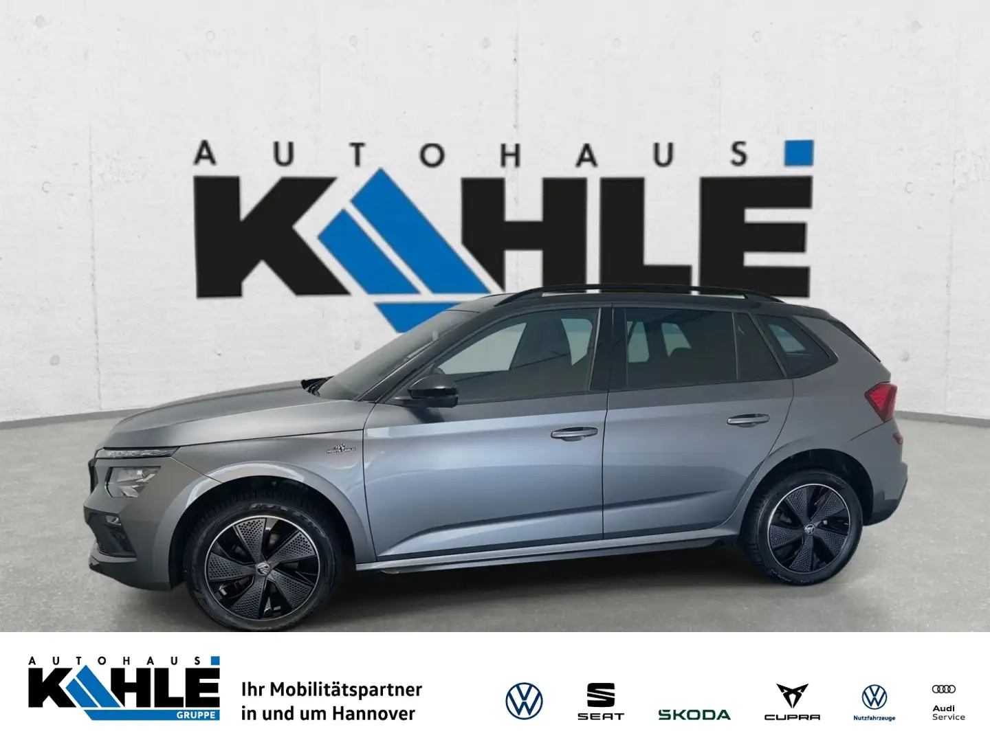 Skoda Kamiq 1.0 TSI DSG Monte Carlo Matrix Pano ACC Grijs - 1