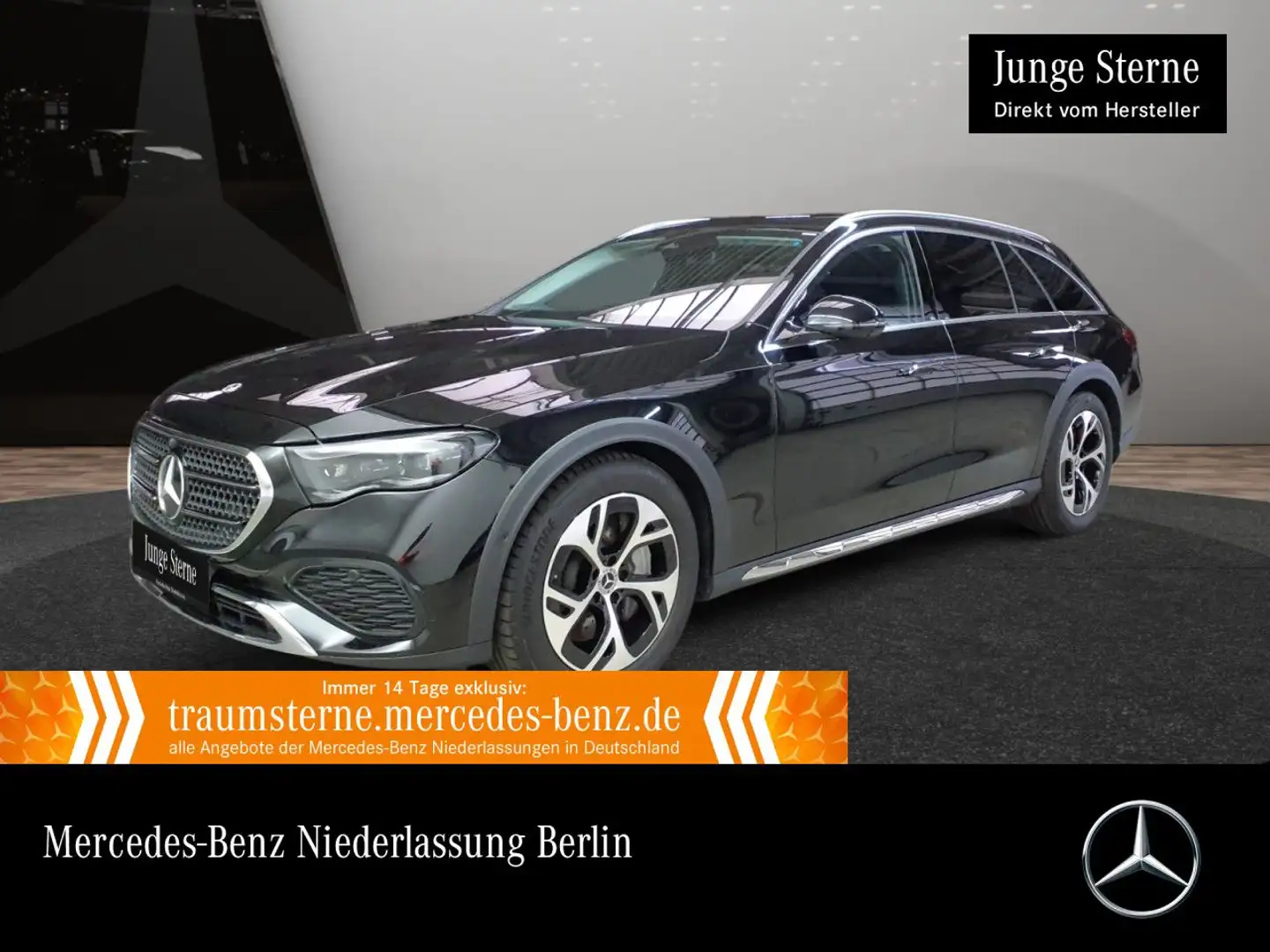 Mercedes-Benz E 450 d T 4M Avantgarde 360° Airmat Distr. HUD AHK Noir - 1