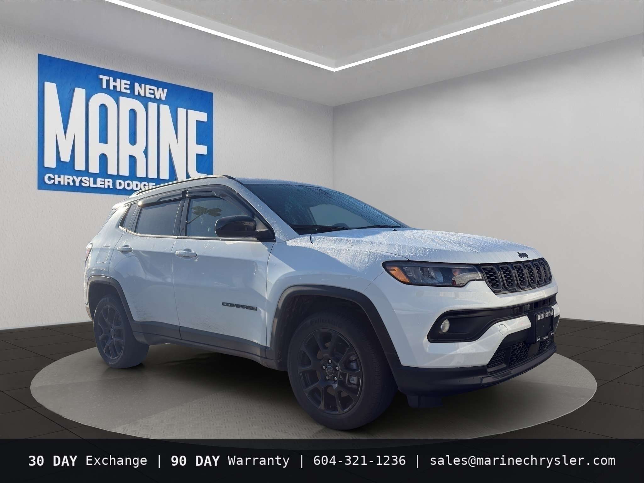 White 2025 Jeep Compass SUV / Crossover 8-Speed Automatic