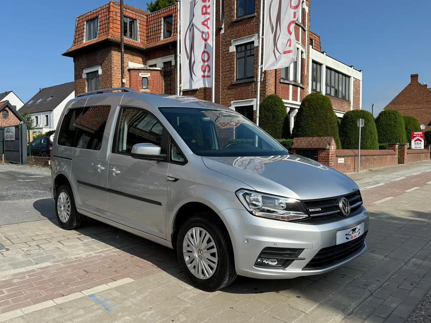 Volkswagen Caddy 1.4 TGI CNG DSG (EU6B) // NAVI // AIRCO // Zilver - 2