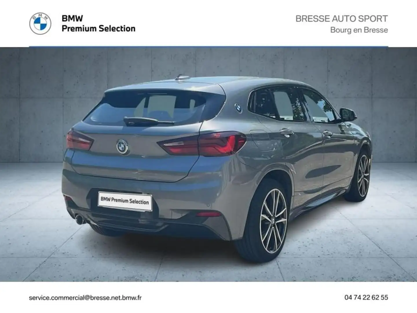 BMW X2 sDrive16dA 116ch M Sport DKG7 Euro6d-T Gris - 2
