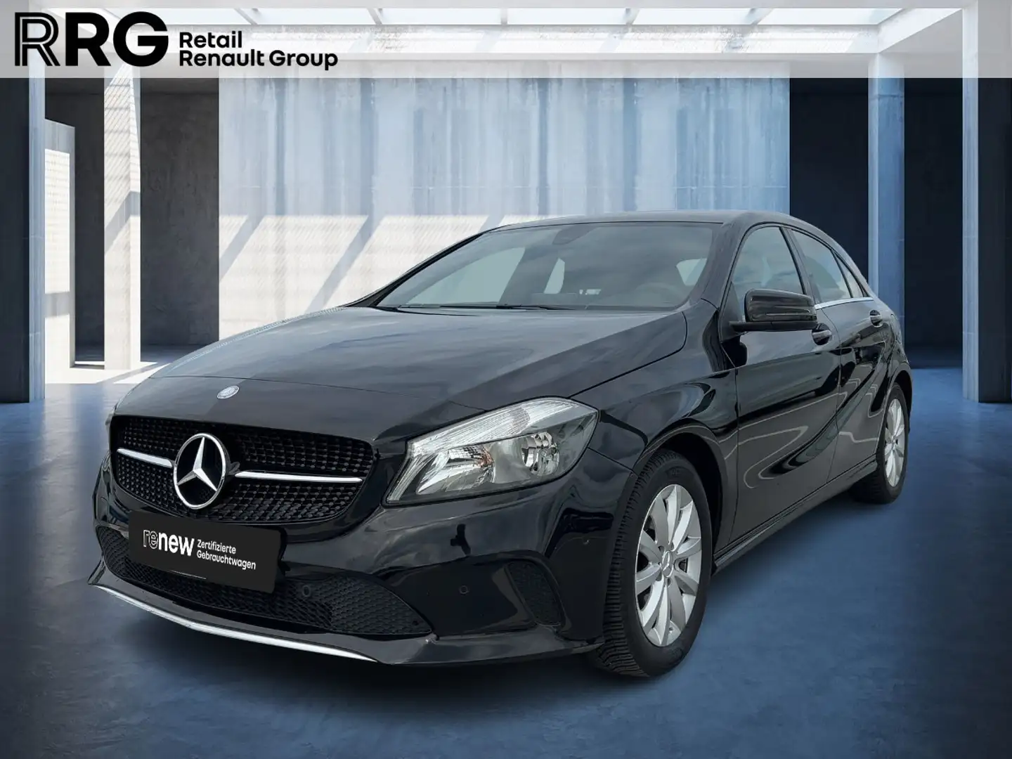 Mercedes-Benz A 180 A -Klasse Automatik Teilleder Zwart - 1