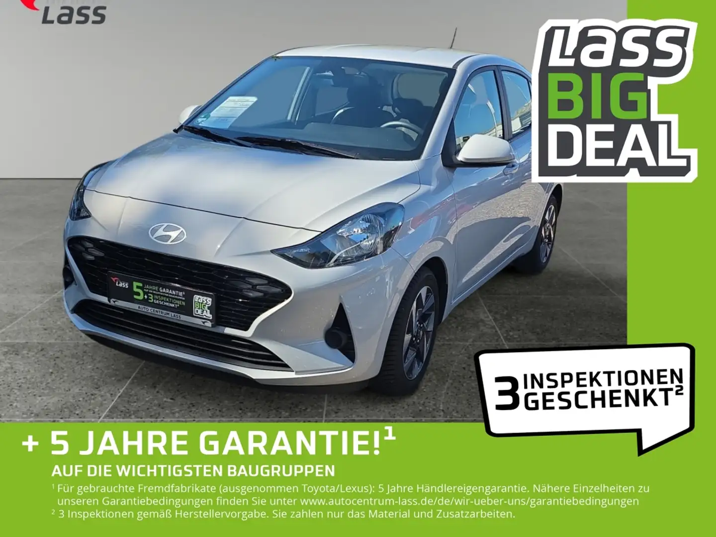 Hyundai i10 1.0 Trend NAVI+KLIMA+ALLWETTER Grijs - 1