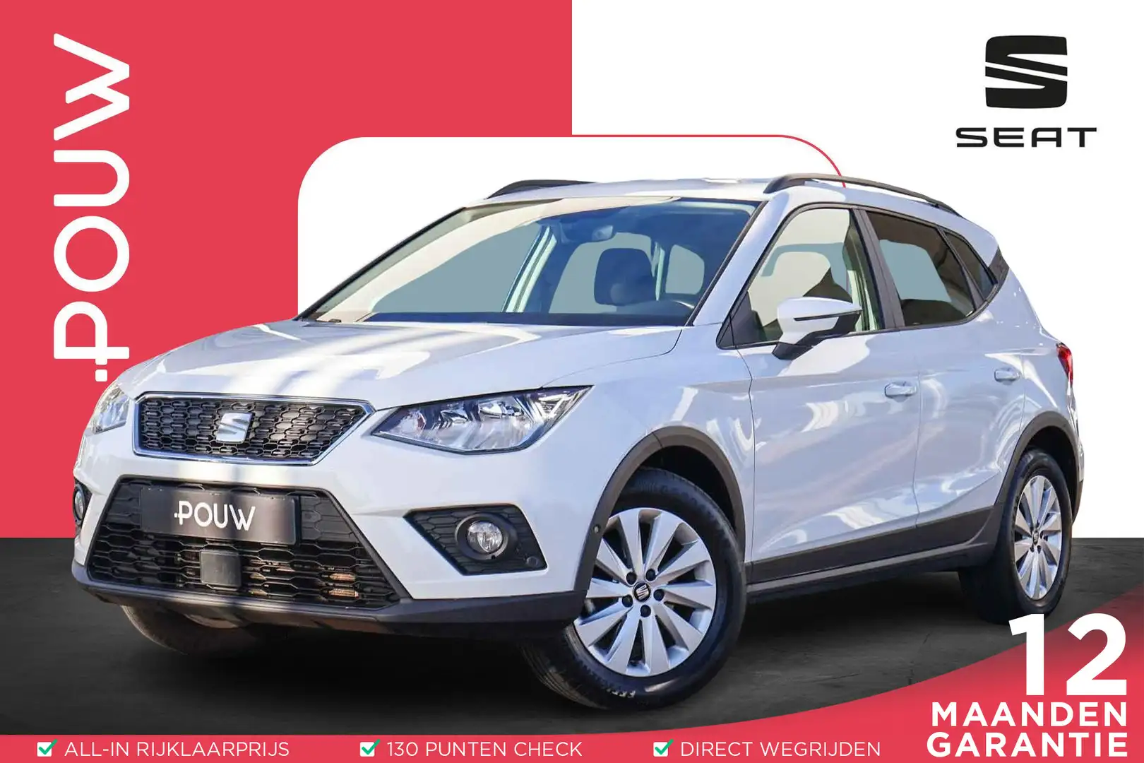 SEAT Arona 1.0 TSI 95pk Style Business Intense | Navigatie | Blanc - 1