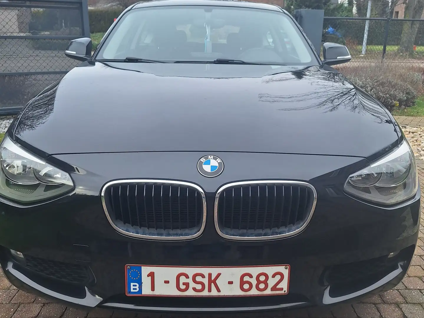 BMW 118 118d Coupe Noir - 1