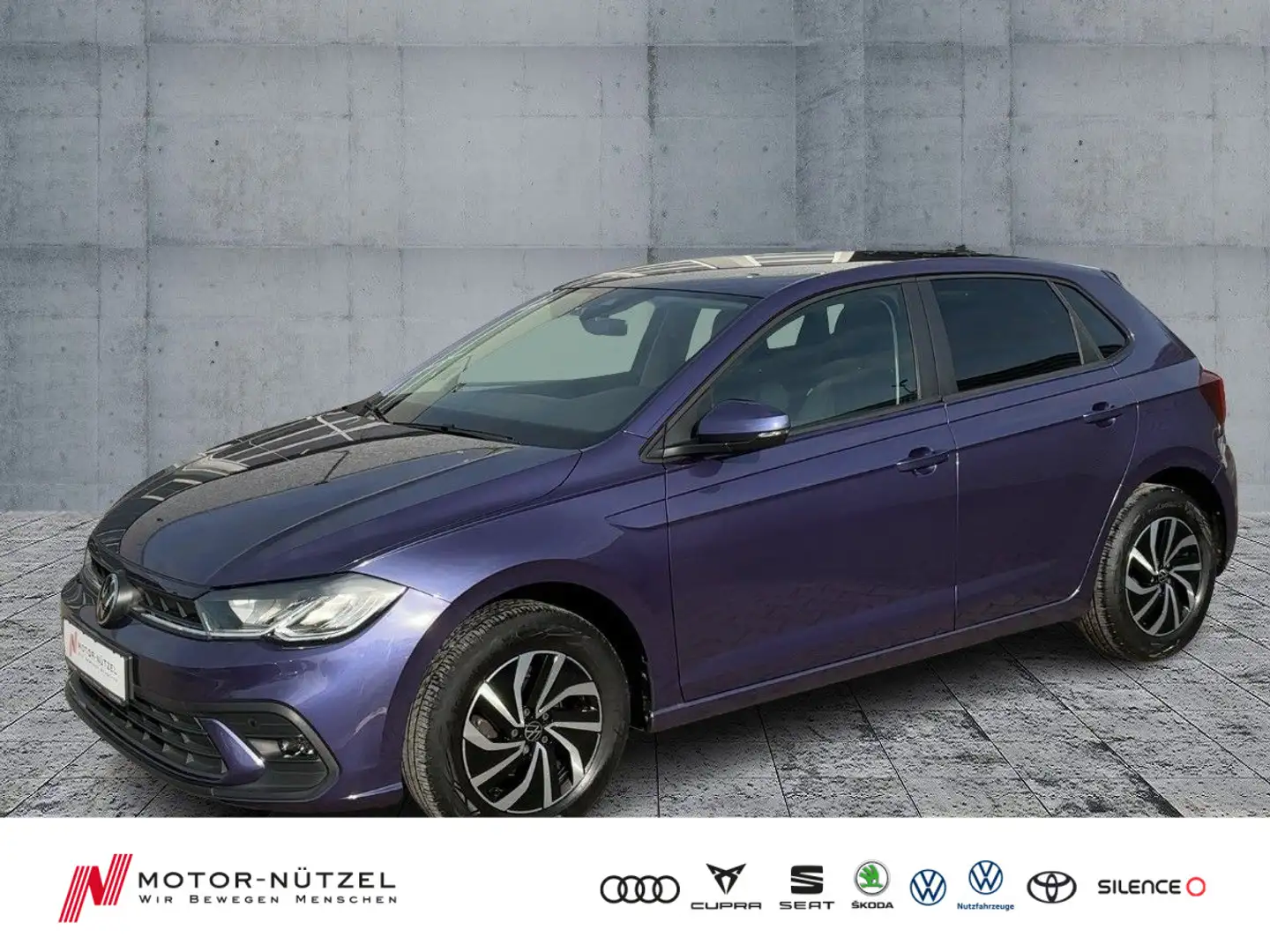 Volkswagen Polo 1.0 FRESH LED+APP+DAB+GRA+SHZ+PDC+NSW+KLIMA Violett - 1