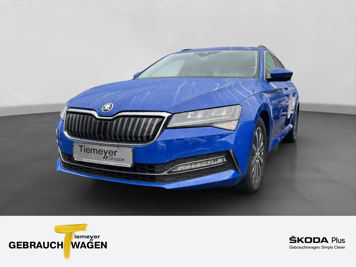 Skoda Superb Combi iV AMBITION PANO AHK CANTON ASSIST Bleu - 1